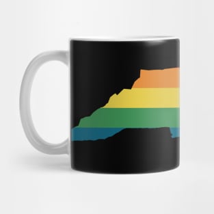 North Carolina State Rainbow Mug